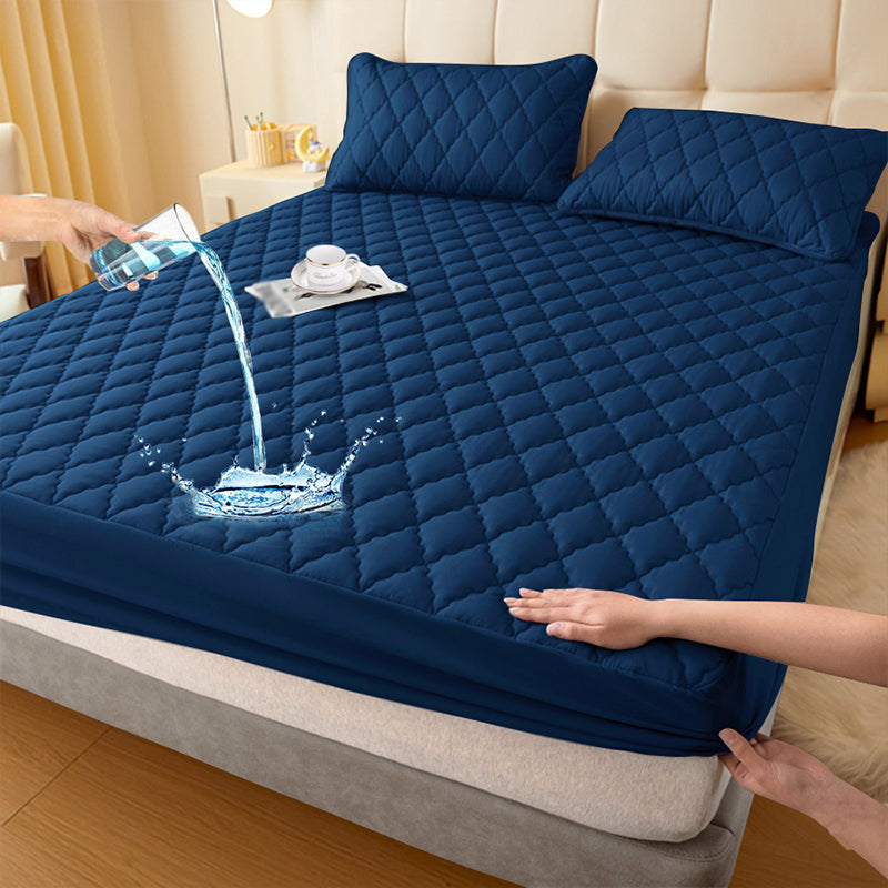 🌤️50% off!🛏️Waterproof Quilted Mattress Cover & Pillowcases Set