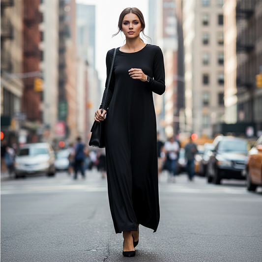 Women's Long Sleeve T-Shirt Dress