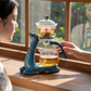 🔥Hot Sale Offers-Automatic Magnetic Dispensing Glass Tea Set