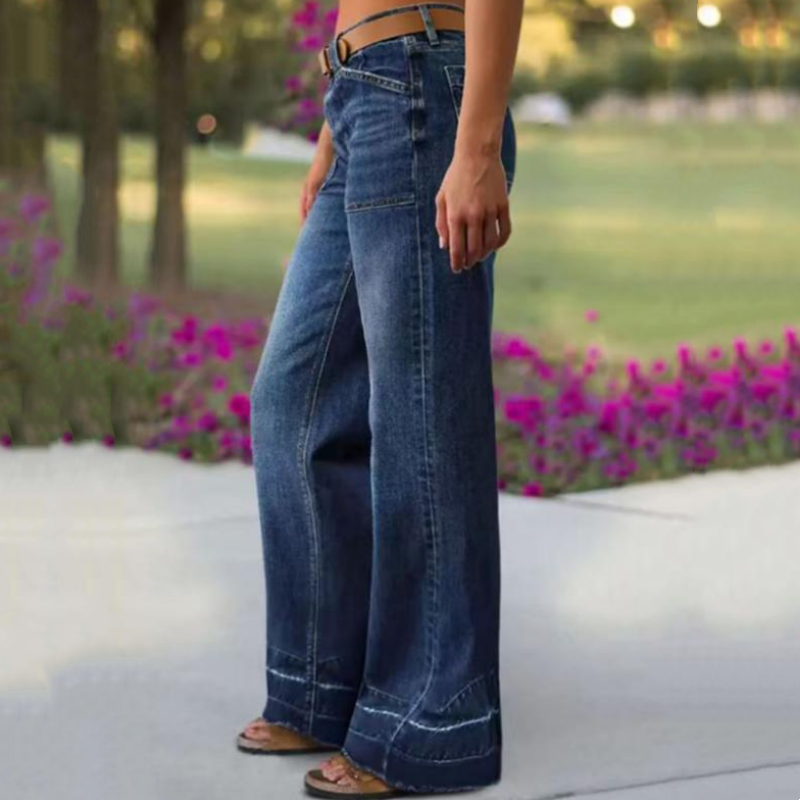 ⏰ 60% OFF NOW! 👖 Women's Retro Flare Jeans – Stretch Denim, Functional Pockets & Vintage High-Waist Fit 🌟