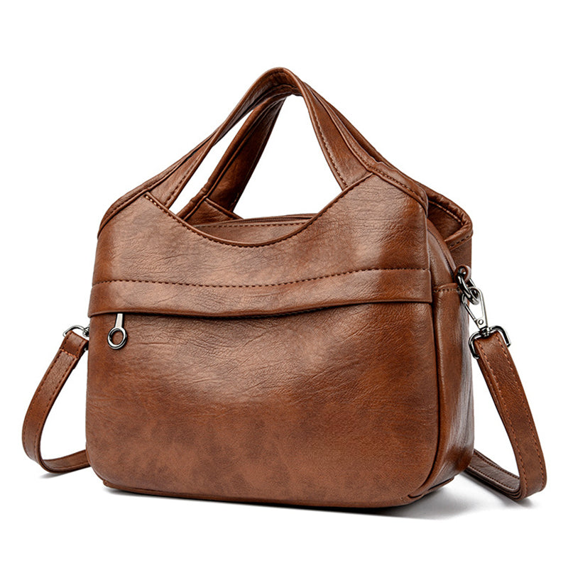 🎀 Effortless Everyday Chic | Soft Faux Leather Crossbody Bag | Lightweight & Hands-Free 🛍️【50% OFF】