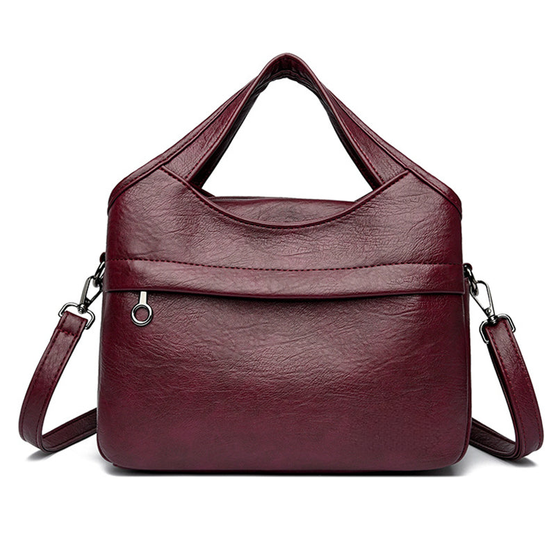 🎀 Effortless Everyday Chic | Soft Faux Leather Crossbody Bag | Lightweight & Hands-Free 🛍️【50% OFF】