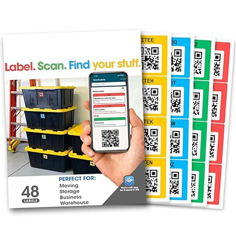 QR Code Labels for Storage