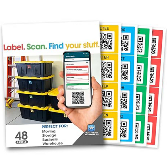 QR Code Labels for Storage