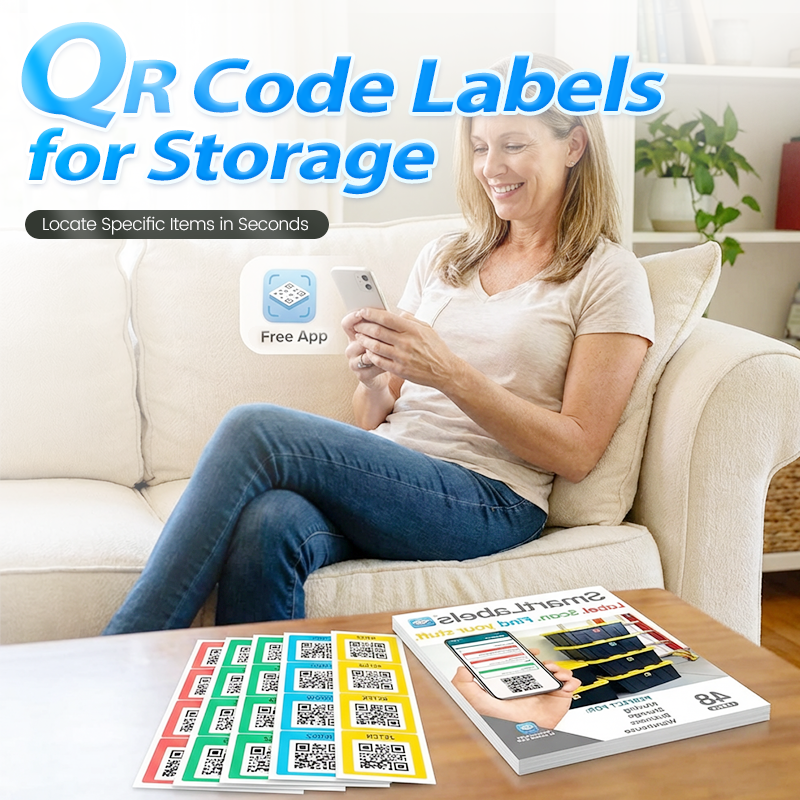 QR Code Labels for Storage