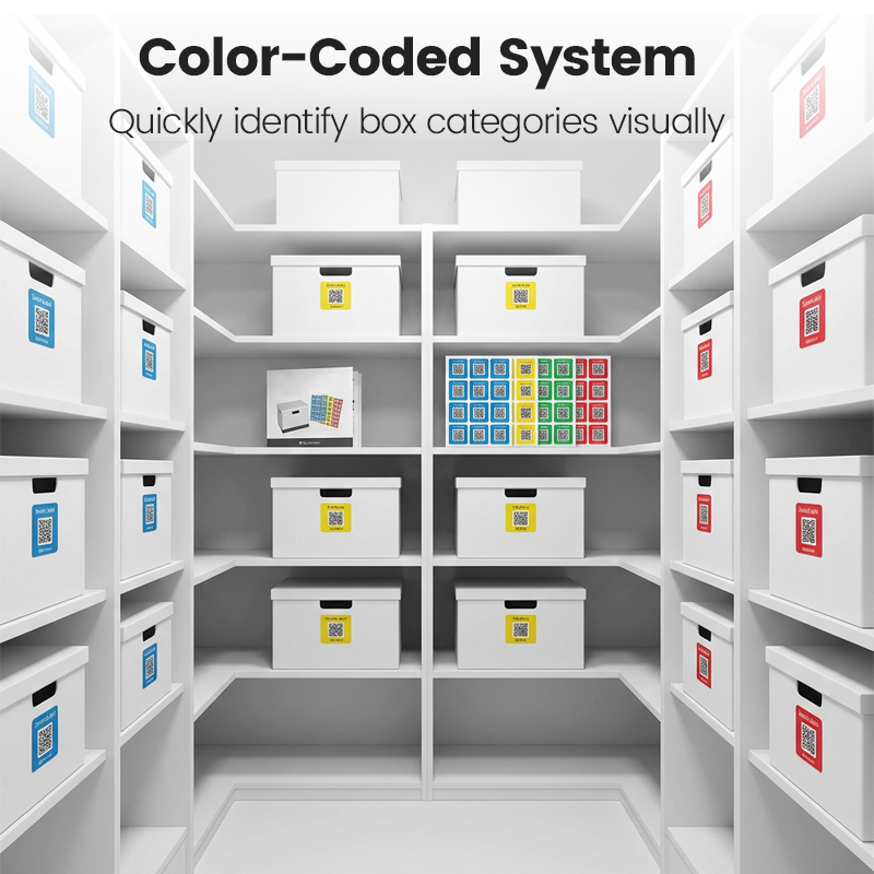 QR Code Labels for Storage