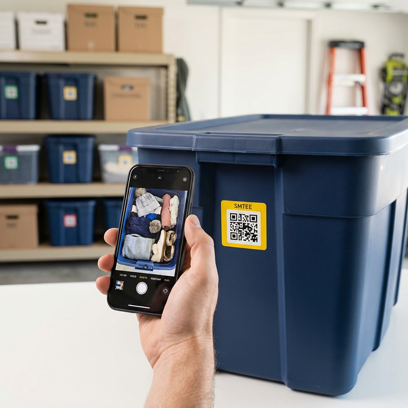 QR Code Labels for Storage