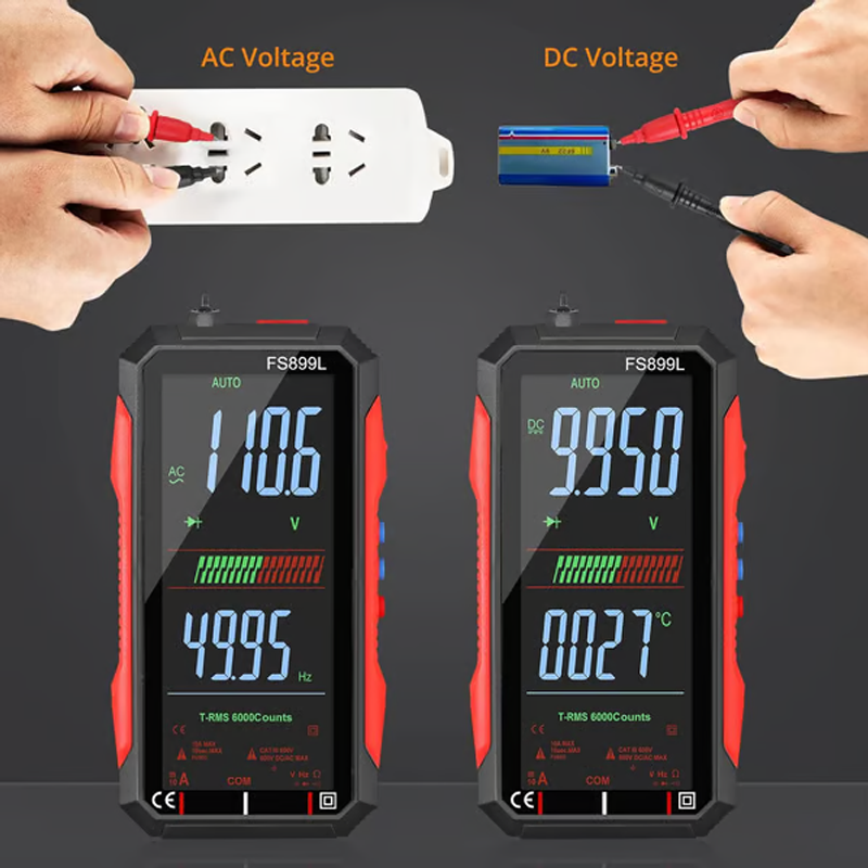 📢2026 Hot Sale 50% off⏰USB Rechargeable Digital Multimeter – True RMS, Auto-Ranging & Backlit LCD Display, CAT III 1000V 🛡️