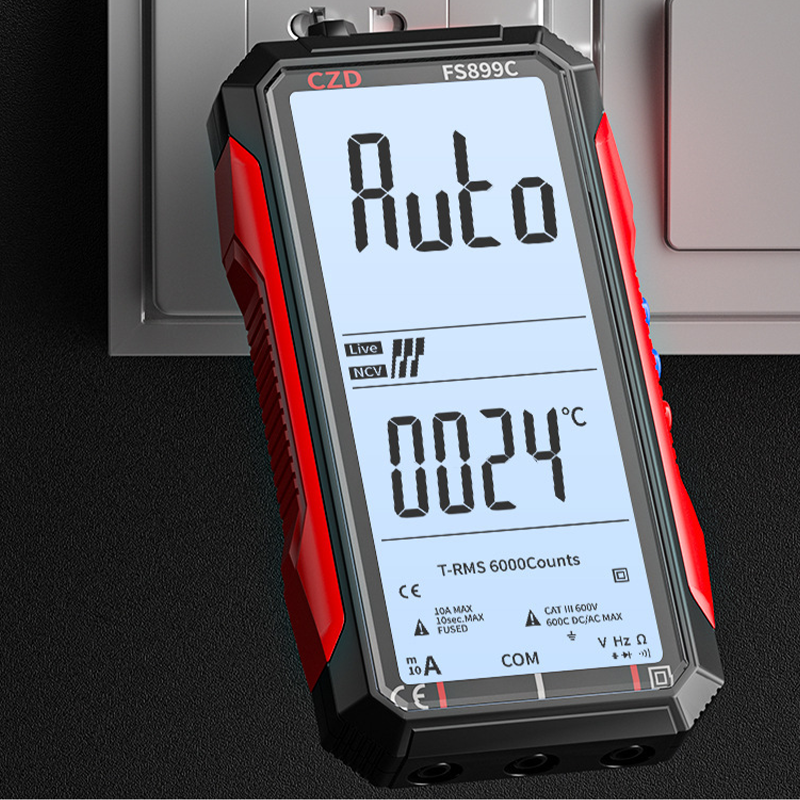 📢2026 Hot Sale 50% off⏰USB Rechargeable Digital Multimeter – True RMS, Auto-Ranging & Backlit LCD Display, CAT III 1000V 🛡️