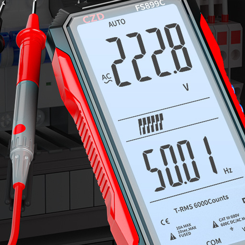 📢2026 Hot Sale 50% off⏰USB Rechargeable Digital Multimeter – True RMS, Auto-Ranging & Backlit LCD Display, CAT III 1000V 🛡️