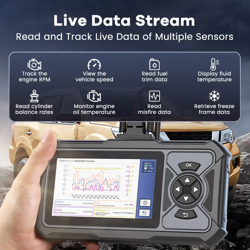 Multi-Function OBD2 Car Engine Diagnostic Scanner