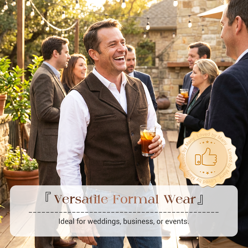 🔥Hot Sale Offers-Men's Slim Fit Casual Business Vest