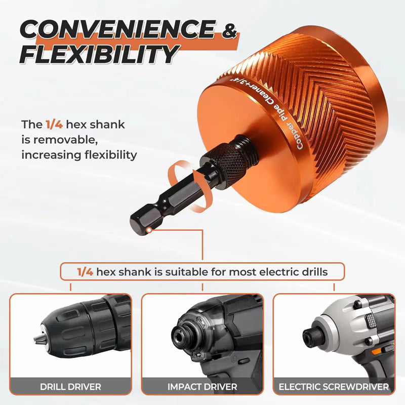 Power Drill Copper Pipe Polishing Brush