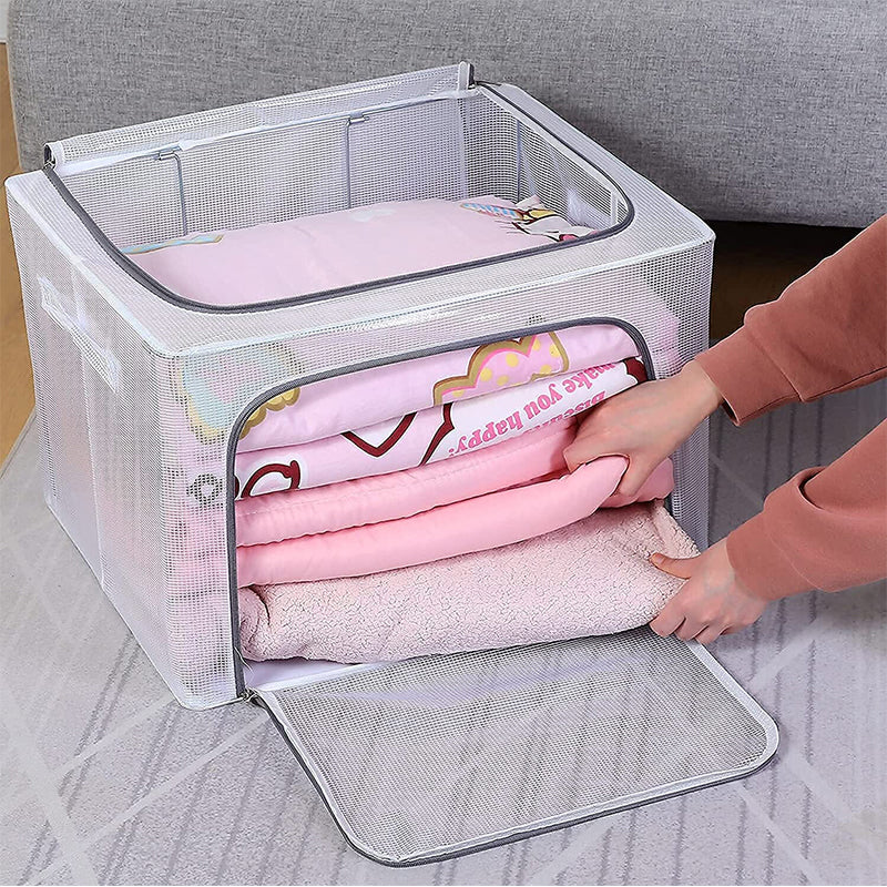 Foldable Mesh Storage Box