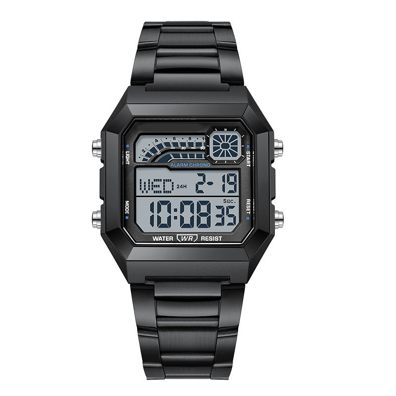 ⌚ 50% OFF! ⏱️ Unisex digital watch with square display – luminous display, 50M waterproof & lightweight durable strap 🌙