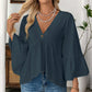 🔥Hot Sale Offers-Women's V-Neck Ruffle Sleeve Blouse