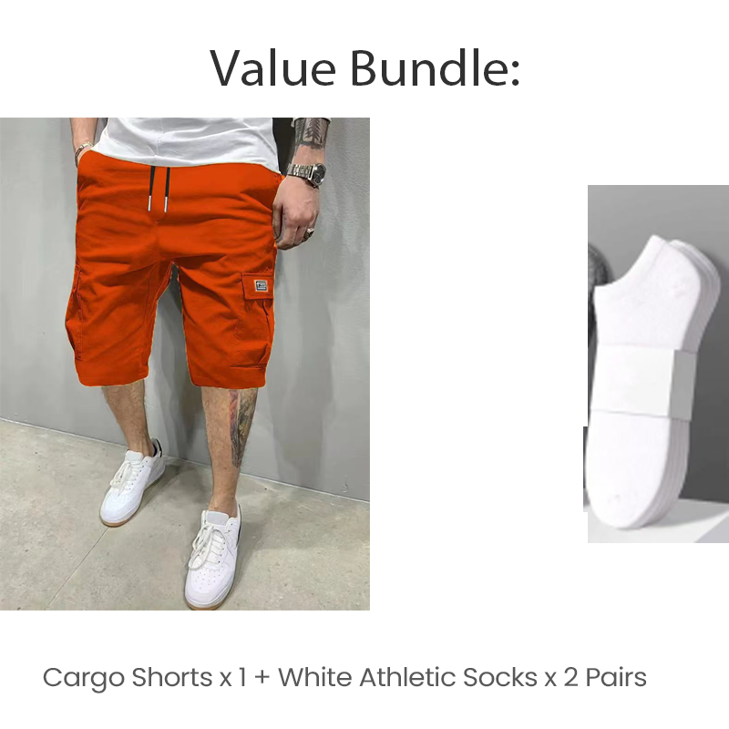 💥Hot Sales-49% OFF💖Men's Casual Cargo Shorts with Drawstring Waist