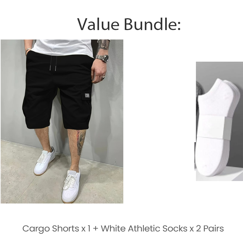 💥Hot Sales-49% OFF💖Men's Casual Cargo Shorts with Drawstring Waist