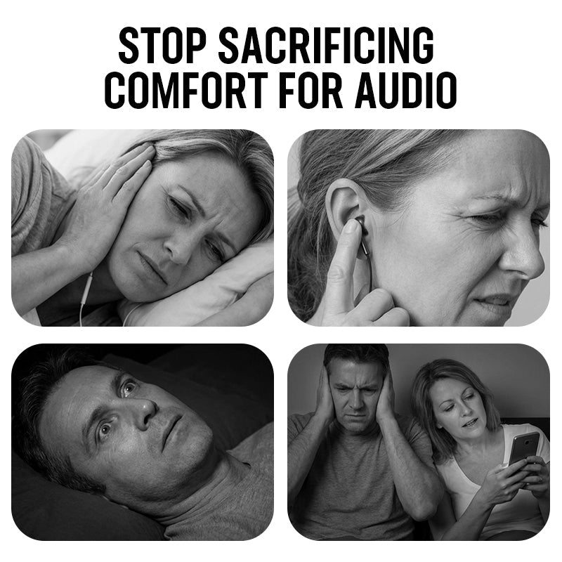 🔥Hot Sale Offers-Bluetooth Bone Conduction Sleep Speaker for Pillow