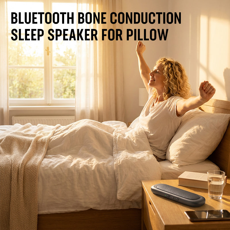 🔥Hot Sale Offers-Bluetooth Bone Conduction Sleep Speaker for Pillow