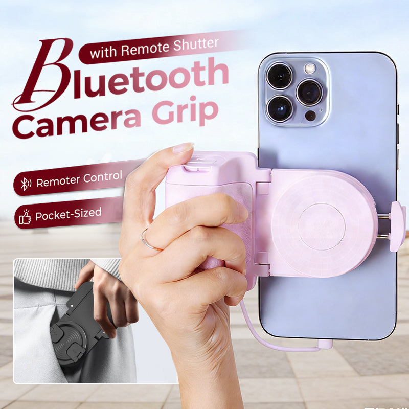 🔥Last Day Sale 60% OFF⏰🤳📷Bluetooth Camera Grip with Remote Shutter🎁