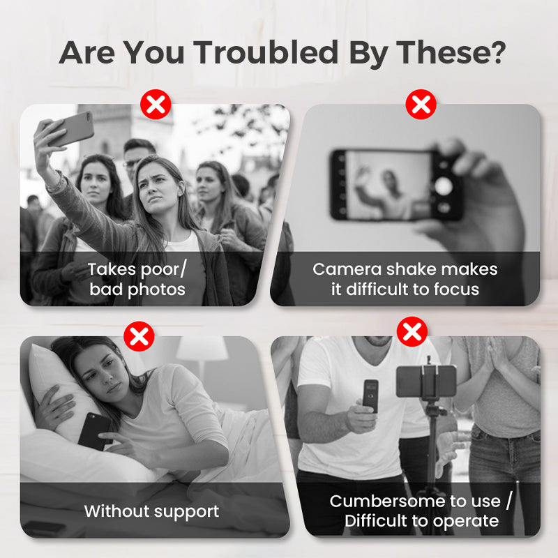 🔥Last Day Sale 60% OFF⏰🤳📷Bluetooth Camera Grip with Remote Shutter🎁