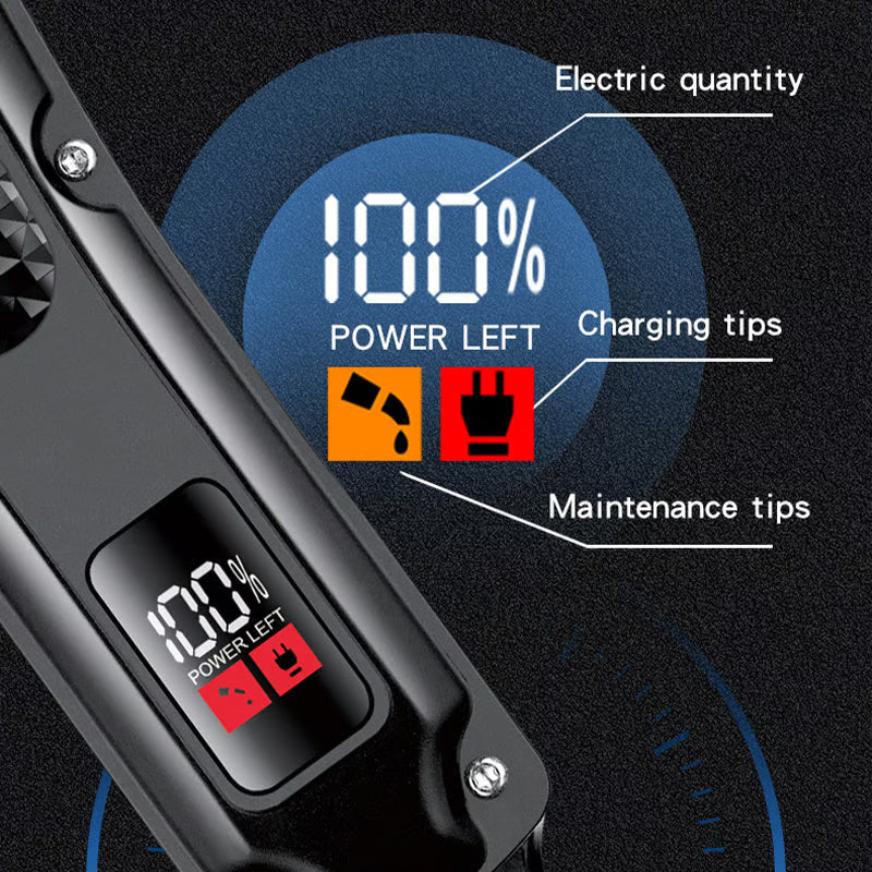 💇 50% OFF! 📣 Durable & Sharp Electric Hair Clipper Set – Self-Sharpening Blades, Quiet Brushless Motor & Smart Display Screen ✂️