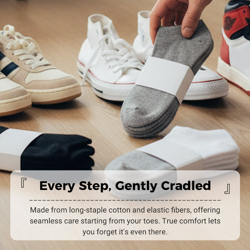 Breathable Cotton Blend Athletic Socks  ( 3pairs)