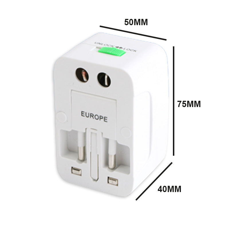 🔥Hot Sale Offers-Universal Travel Adapter Plug for USA/ EU/ UK/ AUS