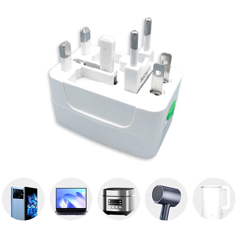 🔥Hot Sale Offers-Universal Travel Adapter Plug for USA/ EU/ UK/ AUS