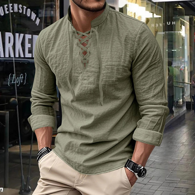 🔥Limited-time offer-Men's Casual Solid Color Shirt