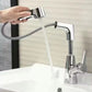 🔥Hot Sale Offers-1 Hole Bathroom Faucet with Pull out Sprayer