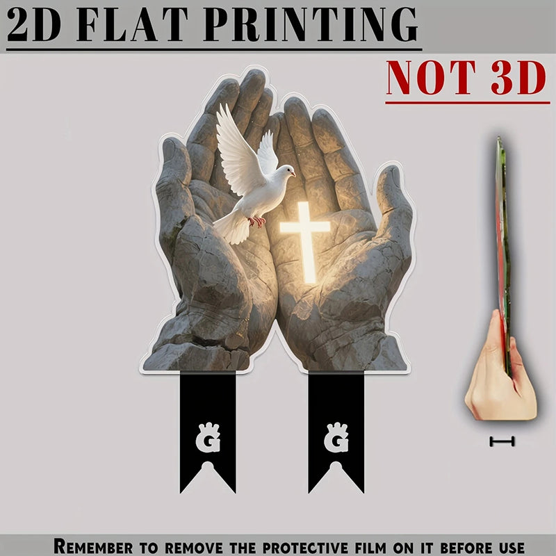 2D Acrylic Garden Stake Decor