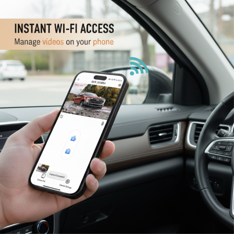 🔥Hot Sale Offers-1080P HD Dash Cam with Wi-Fi & Night Vision