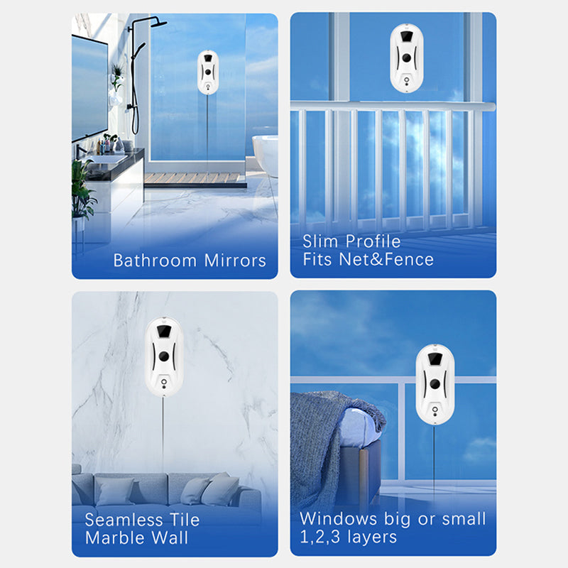 🤖 50% OFF NOW! 🪟 Automatic Smart Window Cleaning Robot – Edge Detection, Smart Spray & Streak-Free Shine ✨