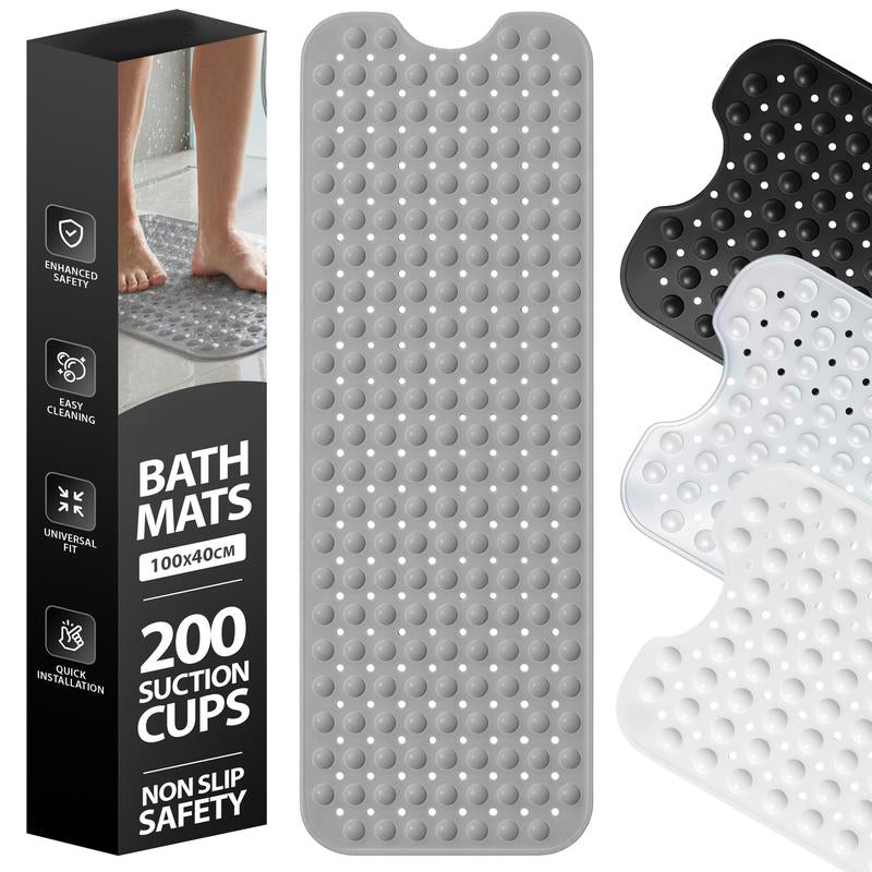 🔥While Supplies Last 50% OFF!🎉 40"x16" Non-Slip Bathtub Mat with Suction Cups
