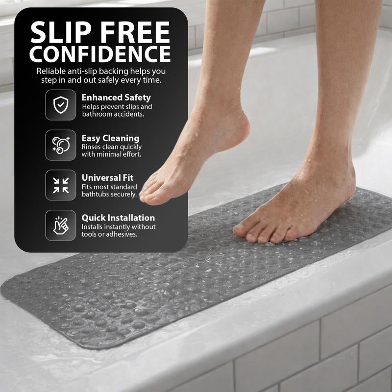 🔥While Supplies Last 50% OFF!🎉 40"x16" Non-Slip Bathtub Mat with Suction Cups