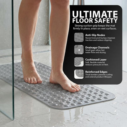 🔥While Supplies Last 50% OFF!🎉 40"x16" Non-Slip Bathtub Mat with Suction Cups