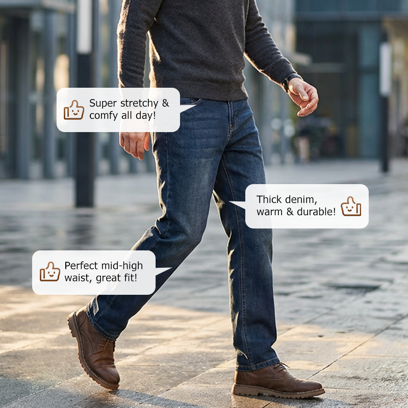 👖New Arrival Hot Sale - 50% OFF🔥🥳50K+ SOLD!💥Men's Straight-Leg Stretch Jeans