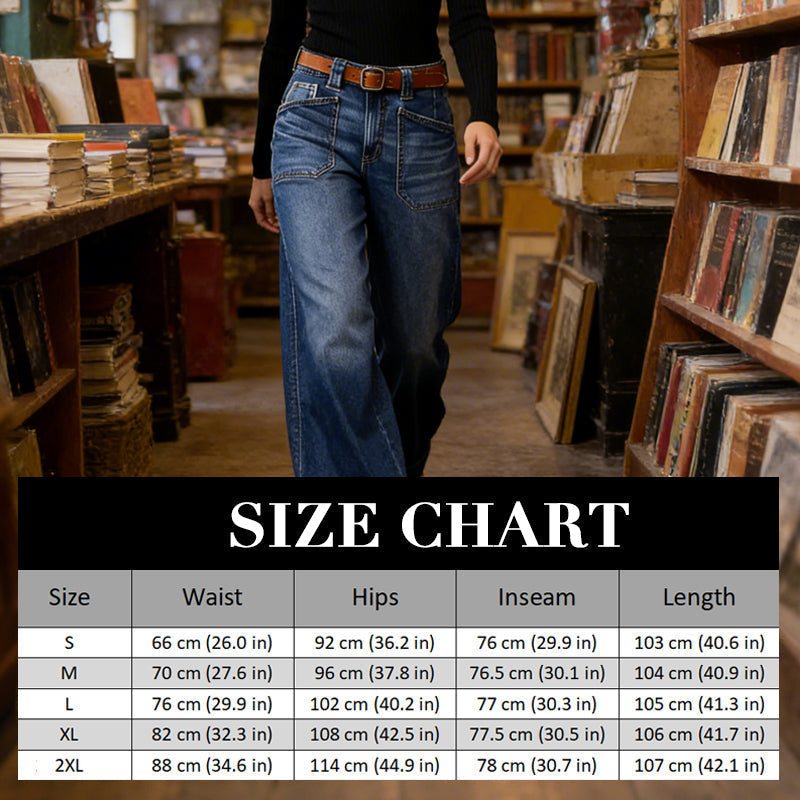 👖New Arrival Hot Sale - 50% OFF🔥🥳50K+ SOLD!💥Women's High-Waist Wide-Leg Jeans