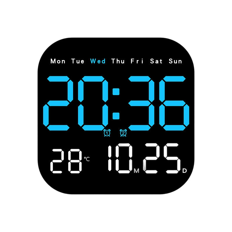 🕰️50K+ SOLD!🛏️ 40% OFF! Home & Office Digital Clock – Gentle wake-up, no startling alarms! Adjustable brightness, quiet at night. Shows temperature too. A reliable companion for your daily routine.🌙