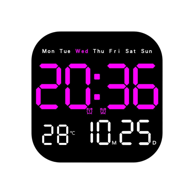 🕰️50K+ SOLD!🛏️ 40% OFF! Home & Office Digital Clock – Gentle wake-up, no startling alarms! Adjustable brightness, quiet at night. Shows temperature too. A reliable companion for your daily routine.🌙