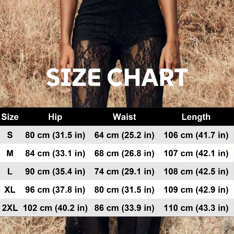 👖40% OFF!🌞Elegant Lace Flare Pants with High-Waisted Design