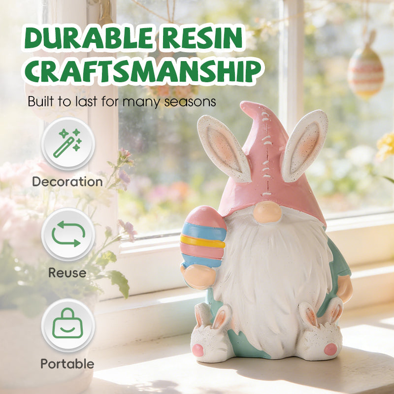 Easter Bunny Gnome Figurine