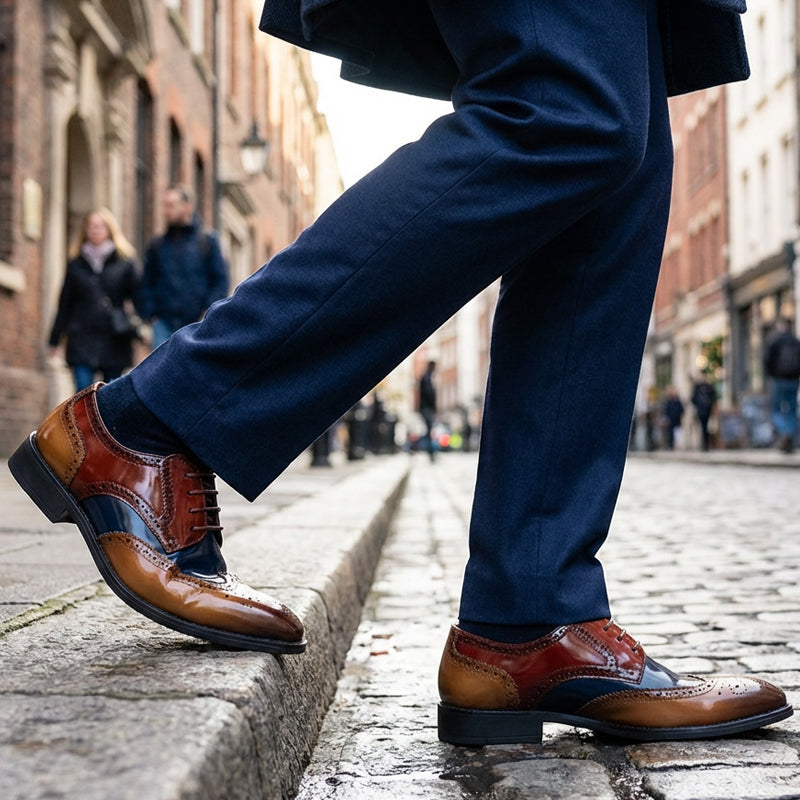 🔥Limited-time offer-Men's Classic Wingtip Brogue Oxford Shoes