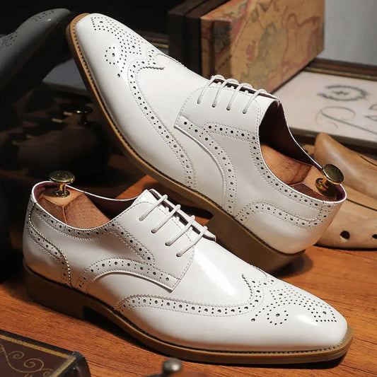 🔥Limited-time offer-Men's Classic Wingtip Brogue Oxford Shoes