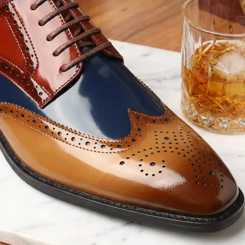 🔥Limited-time offer-Men's Classic Wingtip Brogue Oxford Shoes