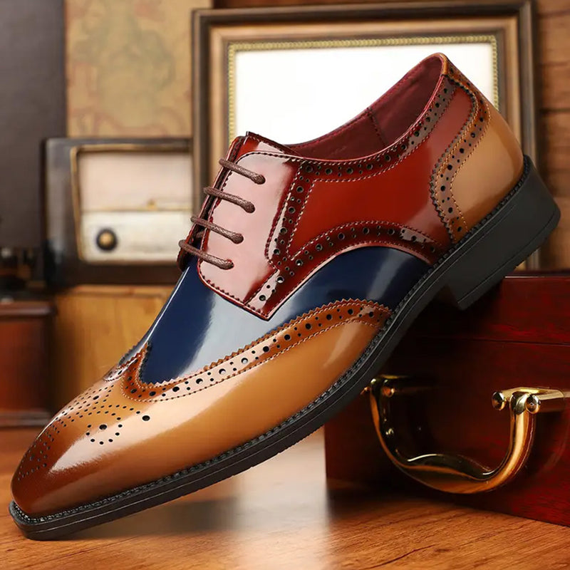 🔥Limited-time offer-Men's Classic Wingtip Brogue Oxford Shoes