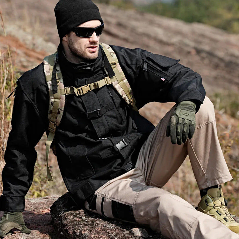 Men's Tactical Cargo Pants with Multiple Pockets