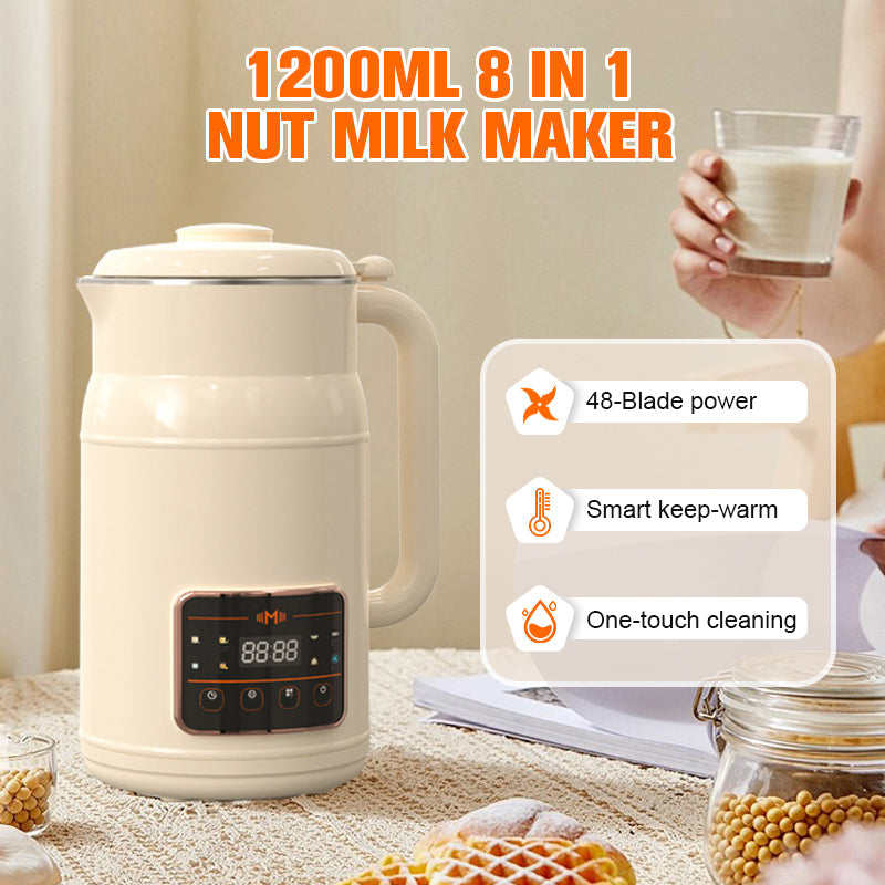 🔥Limited-time offer-1200 ml 8-in-1 nut milk maker